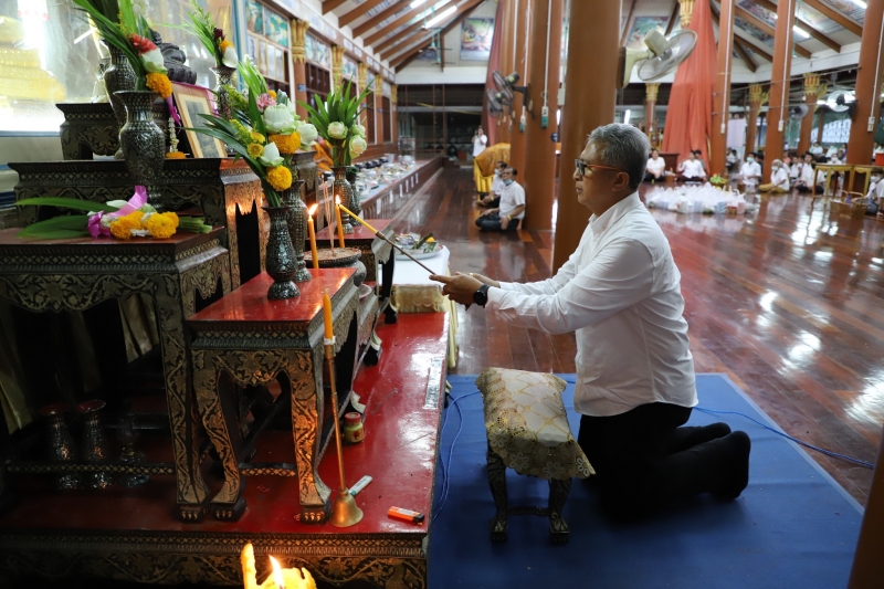 การจัดกิจกรรมโครงการทำบุญสัญจรตามวันสำคัญทางพระพุทธศาสนา วันมาฆบูชา (ขึ้น 15 ค่ำ เดือน 3) และเวียนเทียน